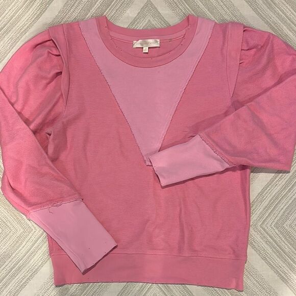 LoveShackFancy Women’s Grier Pullover Sweatshirt - Size XS - Picture 1 of 8